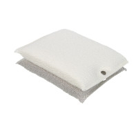 Набор губок 2 шт., тм VETTA, 13х8,5х1,2 см, поролон, полиэстер, 2 цвета