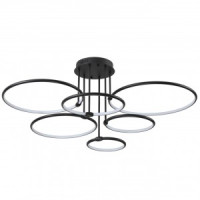 LUMION 6506/99CL LEDIO LN23 черный Люстра LED 156W 9899lm 2K-4K-6K пульт ДУ 220V URSULA