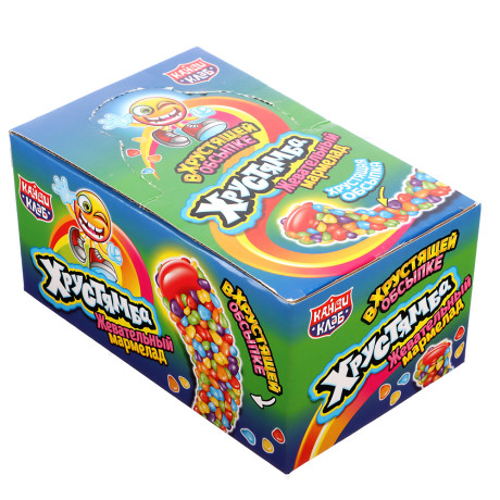 Жевательный мармелад в хрустящей обсыпке "Хрустямба" 10г