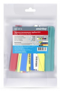 Smartbuy термоусадка трубка ТУТ 8/4 набор (7 цветов по 3 шт, 10 см) (SBE-HST-8)