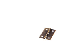 Петля шкатулочная карточная 25мм, золото