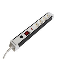 Stekker сетевой фильтр (удл.) ПВС 3x1 4роз. (земля) белый 5м 16А HM22-41-05 Techno 50149