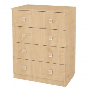 Комод Polini kids Simple c 4 ящиками, натуральный (мест 1)