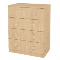 Комод Polini kids Simple c 4 ящиками, натуральный (мест 1)