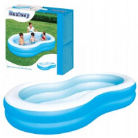 Бассейн надувной семейный "Большая лагуна", 262*157*46 см, 544 л, Bestway 54117 4673