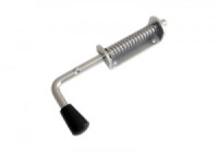 Засов Домарт пружинный110) 220мм мод.2 цинк d-13мм10)