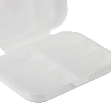 Универсальный бокс тм VETTA, дорожный, 8 отдел., пластик, 10х6х3,5см