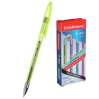 Erich Krause Ручка гелевая черная "R-301 Джел Стик Спринг", наконечник 0,5мм, пластик, 53349