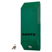 Ящик почтовый Столбик с замком" (зелен.шагрень) (20)