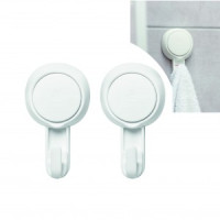 Крючки Нодрил 2шт/уп, на присоске, пластик, белые 75959 Master House