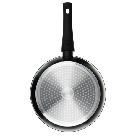 SATOSHI Оникс Сковорода глубокая литая d24см, антипригарное покрытие "мрамор", съемная ручка, индукц