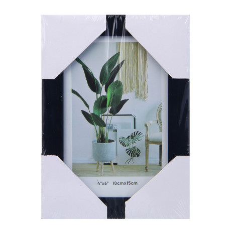 Фоторамка, 10x15 см, пластик, 2 цвета, арт.1