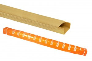 TDM Кабель-канал 40х16 желтая сосна 3D (50м) (50!) SQ0402-0607