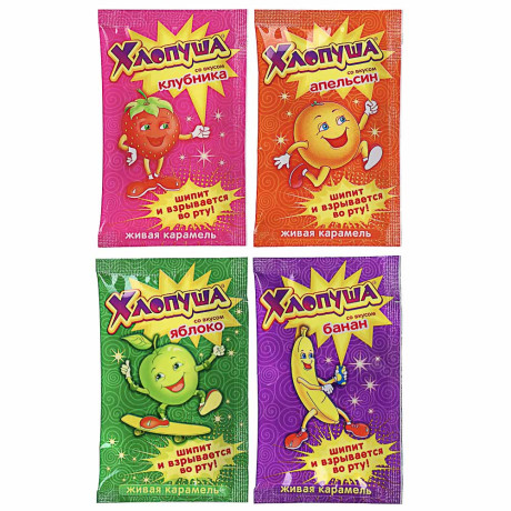 Леденцы-хлопушки "Хлопуша", 7г