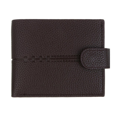 ЮL Валтор Портмоне мужское для карт, купюр и монет на кнопке, ПУ, 11,5х9,5х1,5см, 2 цвета, КЖ24-31