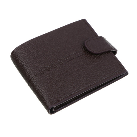 ЮL Валтор Портмоне мужское для карт, купюр и монет на кнопке, ПУ, 11,5х9,5х1,5см, 2 цвета, КЖ24-31