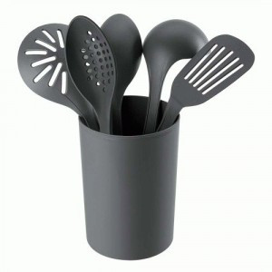 Комплект аксессуаров для кухни 6 предметов серый 434260111 Бытпласт