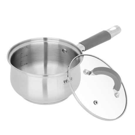 VETTA Вена Ковш 16х9,5см. 1,9л. со стекл. крышкой, индукция