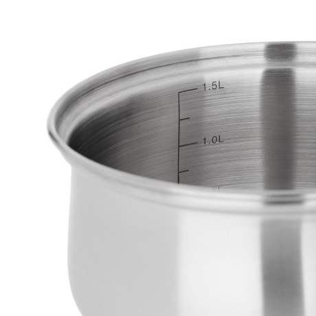 VETTA Вена Ковш 16х9,5см. 1,9л. со стекл. крышкой, индукция