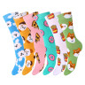 GALANTE Носки женские, р.23-25, 85% хлопок, 10% полиэстер, 5% спандекс, разноцветные
