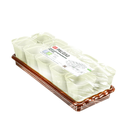 Набор для рассады, поддон 380х155х40 мм, 10 горшочков по 250 мл с выдвижным дном Palisad