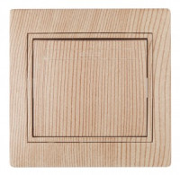 ЭРА Intro Plano выкл. СУ 1 кл. 10А-250В, IP20, сосна 6914