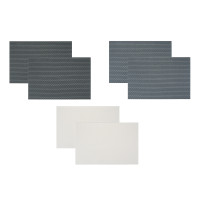 Набор салфеток сервировочных ПВХ, 2шт, крупноплетеные, 30x45см, &quot;Стандарт&quot;, 3 цвета