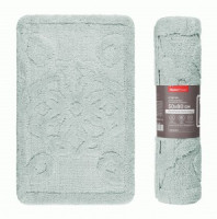 Коврик д/ванной 50*80см, микрофибра h ворса=1,8см, пепельный, ФРЕЙР, 75486 Master House