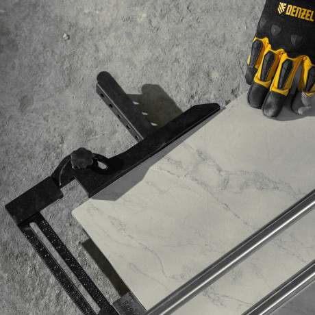 Плиткорез 1000х14мм, цельнометал. напр., каретка на подш., стальная станина, рукоятка-пенал Denzel