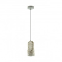 ODEON LIGHT 7010/1B L-VISION ODL25 св-к подвес св-к серый/камень IP20 LED 1x5W 3000K 220V PIETRA