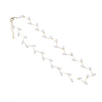 Ожерелье, бижутерия, пластик, сплав, БЖ-12