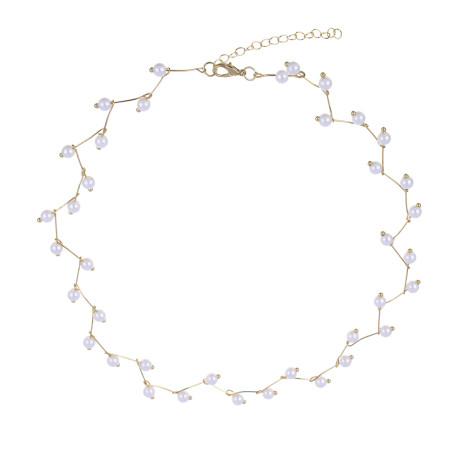 Ожерелье, бижутерия, пластик, сплав, БЖ-12