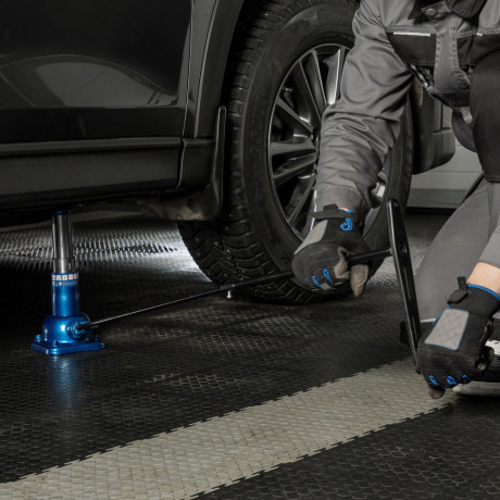 Домкрат механический бутылочный, 2 т, h подъема 160 - 325 мм, 2 части (домкрат, ручка) Stels