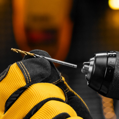 Набор сверл по металлу, 1-13 мм, Р6М5-TiN, Golden Tip, 25 шт Denzel