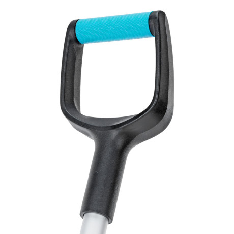 Лопата-скрепер для уборки снега, полипропилен, 550х340х1450 мм, алюминиевый черенок, ПВХ, LUXE Palisad