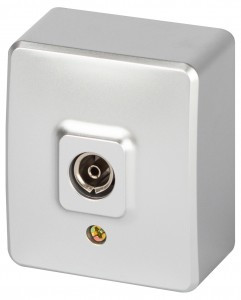 ЭРА Эксперт роз. ОУ 1 мест. TV(ТВ) алюминий 11-3201-03 62996