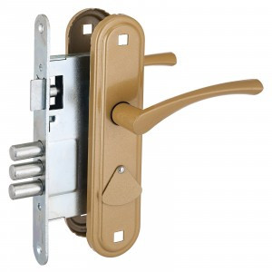 Омега Д-град ЗВ9.1-01 золото м/о 67 Замок врезной с/руч10)