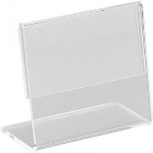 Ценникодержатель настольный для ценника 50х40 мм, настольный, акрил 425328