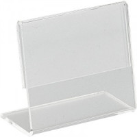 Ценникодержатель настольный для ценника 50х40 мм, настольный, акрил 425328