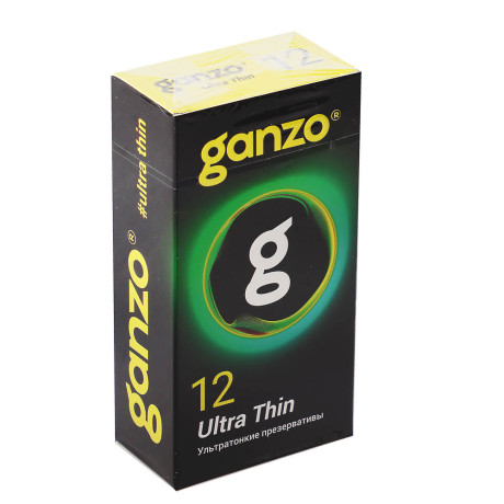 Презервативы GANZO Ultra thin Ультратонкие, 12шт