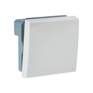 EKF Выкл. СУ 1 кл проходн. на 2 модуля (1 пост) 10А д/парапетного кабель-канала C-Line E2MV10-025-10