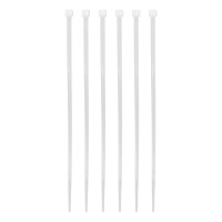 Хомуты, 200 x 3.6 мм, пластиковые, белые, 100 шт Сибртех