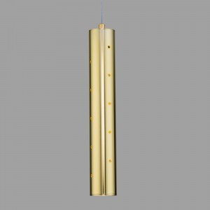 Elektrostandard св-к св/д подвесной Bong 50214/1 12W 320lm 50х1000 мет. зол. матовое a055667