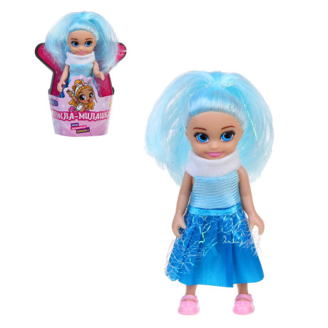 ИГРОЛЕНД Кукла "Милашка", 12 см, PVC, ABS, 12,5х9,7х4 см, 6 дизайнов