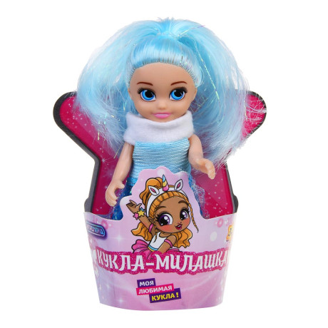 ИГРОЛЕНД Кукла "Милашка", 12 см, PVC, ABS, 12,5х9,7х4 см, 6 дизайнов
