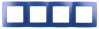 ЭРА 12 рамка СУ 4 мест., ультрамарин, 12-5004-29 0109