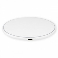 Беспроводная зарядка Cablexpert MP3A-PC-31, QI 10Wt, 7,5Wt, 5Wt, microUSB+кабель,белый,19040