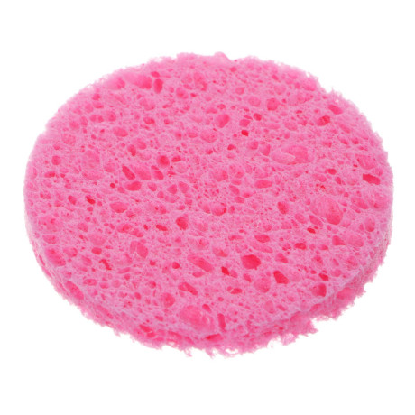 Набор спонжей для умывания 3 шт тм ЮНИLOOK , целлюлоза, 6.5x0,6 см