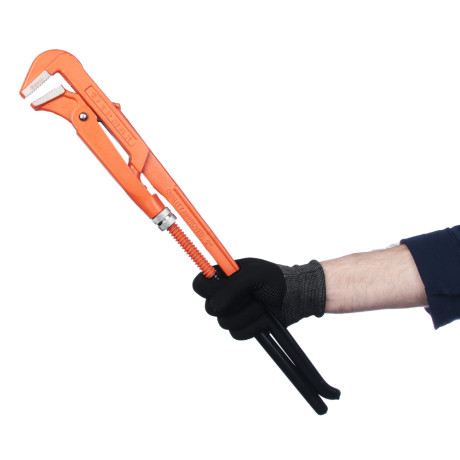 ЕРМАК Ключ трубный рычажный прямые губы, р-р 2"