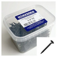 Саморез оксид по дереву потайной крупный шаг 3,5*35 (300 шт EC) (цена за уп) НАКРЕПКО 200704